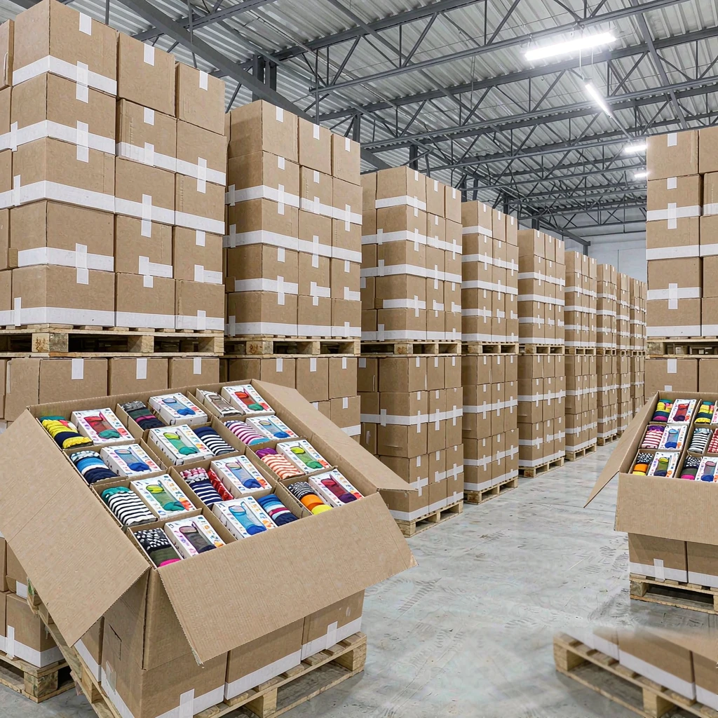 精品棉袜 独立包装带卡牌 33万双