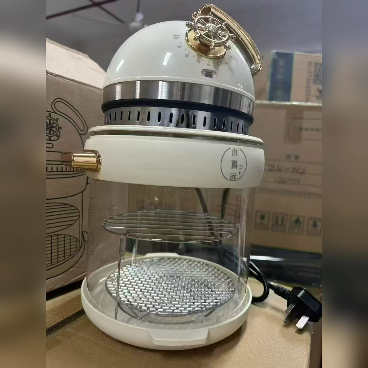视觉透明空气炸锅 家用大容量 免看管 一机多用 现货