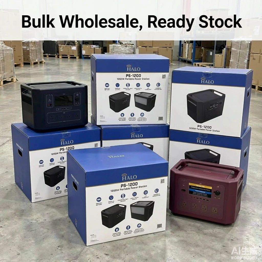 HALO PS-1200户外储能电源 1024Wh 1200W 110V 1000台