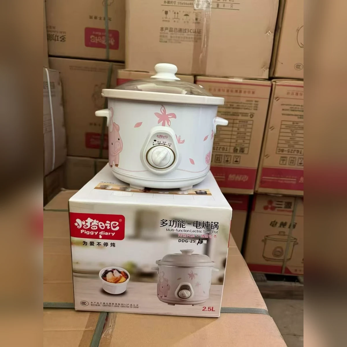 卡通迷你电饭煲 小型家用煮饭锅 一人食 现货