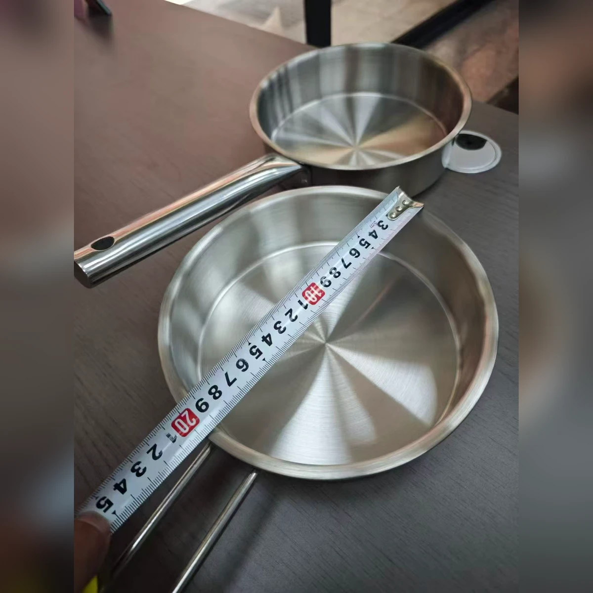 不锈钢奶锅汤锅 加厚复底 电磁炉燃气通用 现货