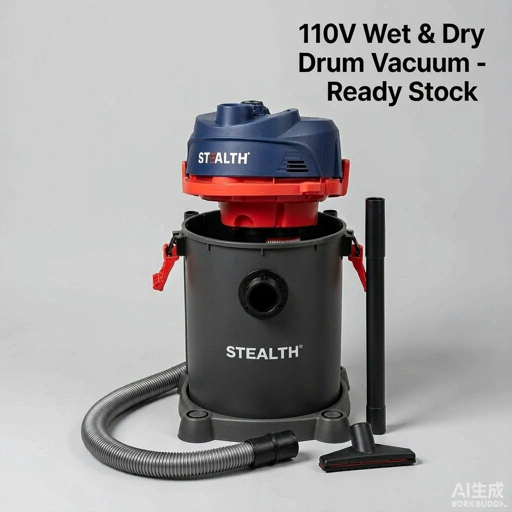 STEALTH筒式吸尘器 干湿两用 110V大容量 配件齐全 现货