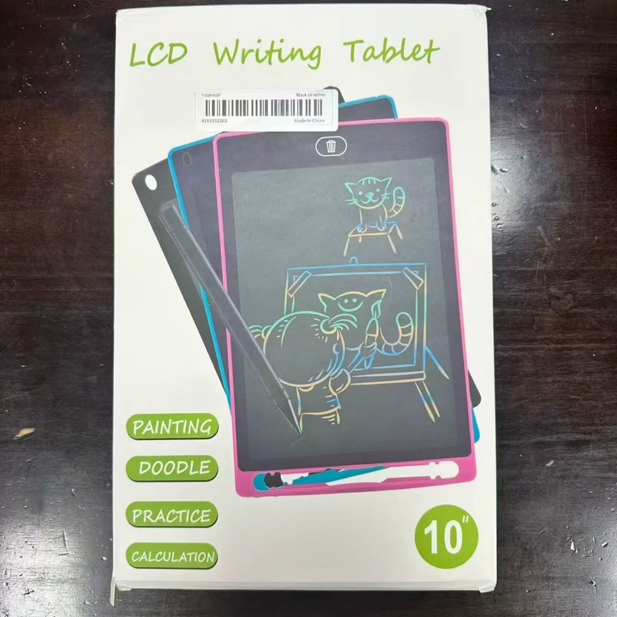LCD手写板 儿童涂鸦写字板 一键清除 现货批发