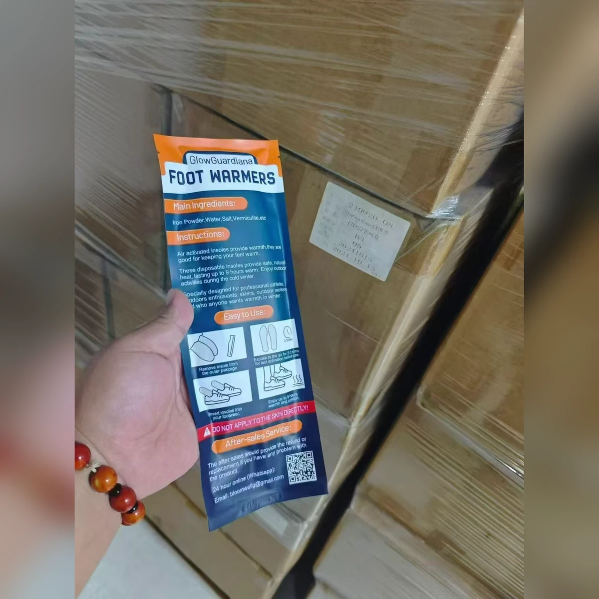 自发热鞋垫 拆封即热持续恒温 独立包装 现货