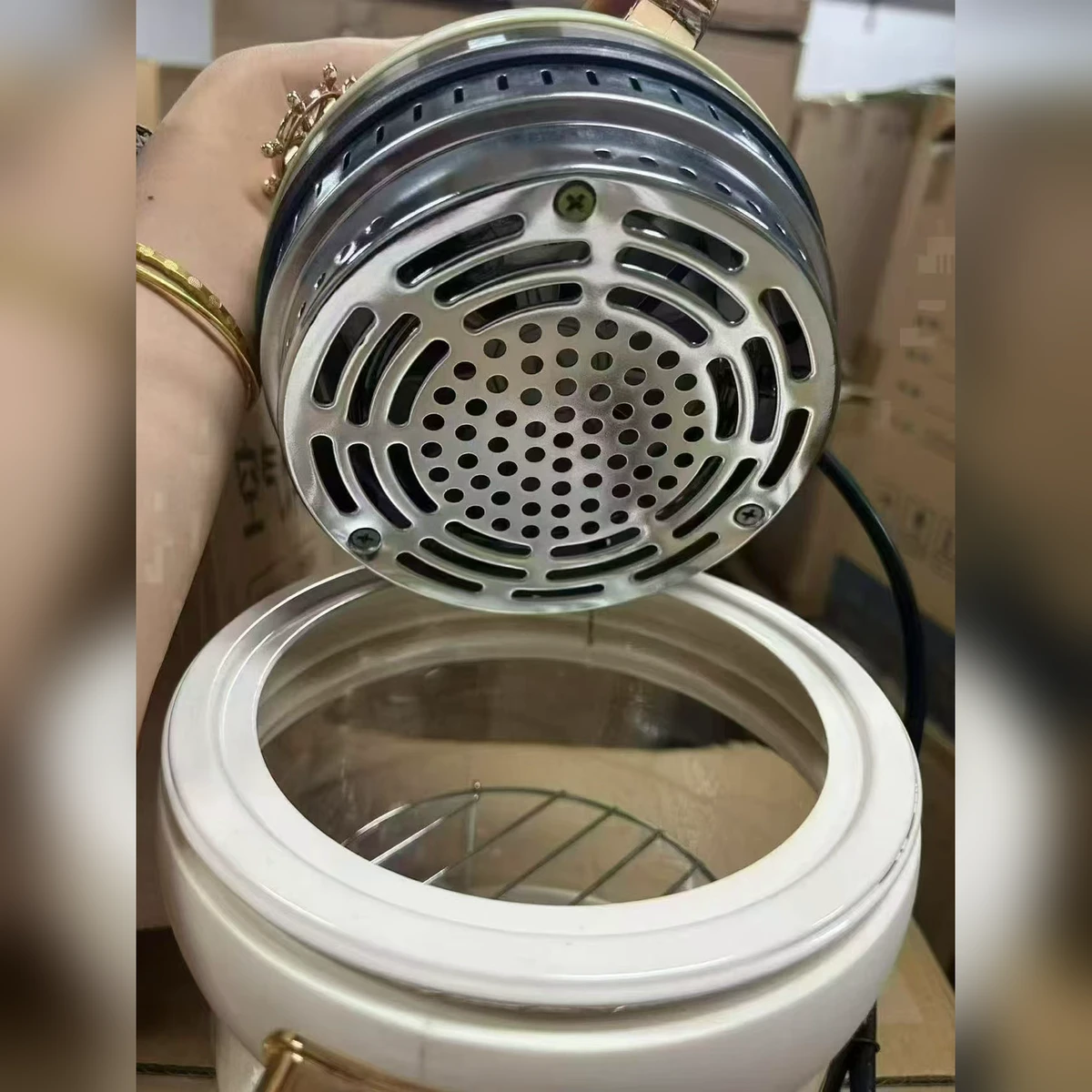 视觉透明空气炸锅 家用大容量 免看管 一机多用 现货