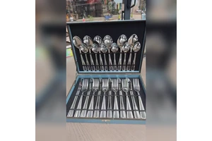 不锈钢刀叉勺西餐具套装 镜面抛光 展示盒装 现货