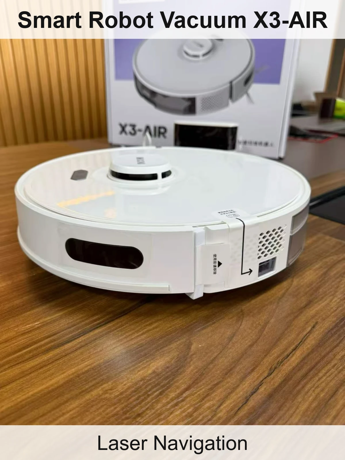 智能激光导航扫地机器人 吸扫拖一体 自动回充 APP控制 500台