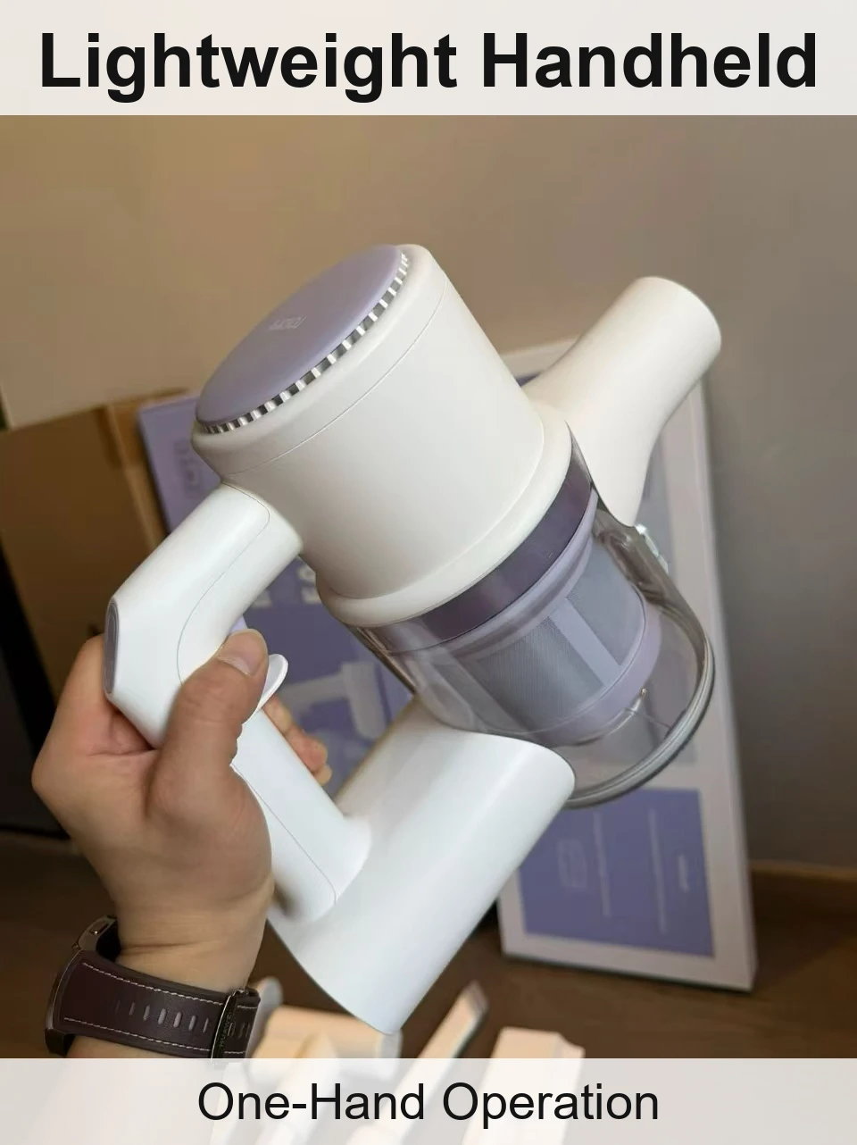 睿米335W无线手持吸尘器 杆式轻便 多吸头全屋清洁 1000台现货