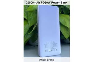 20000毫安移动电源 PD30W快充 双口输出超薄便携 现货批发