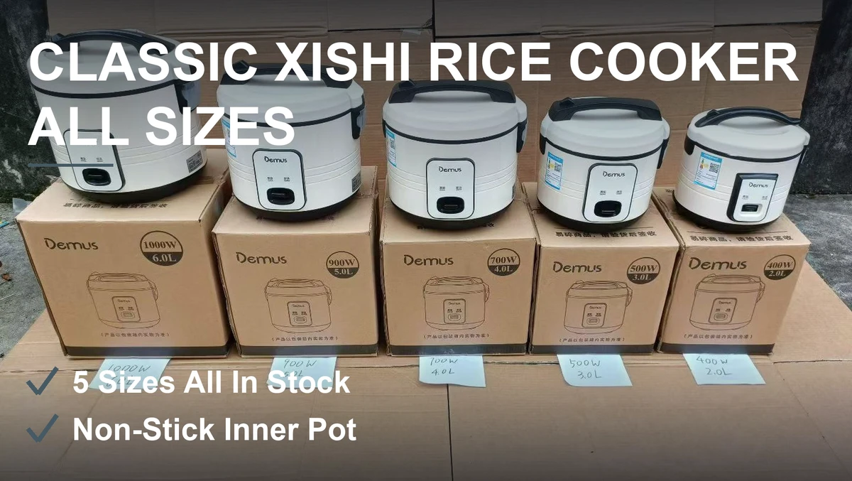 经典西施电饭煲 白色圆润机身 五个尺寸规格齐全 不粘内胆现货