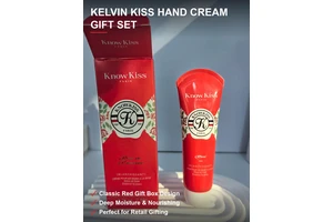 Kelvin Kiss护手霜礼盒装 经典红包装 滋润不油腻持久保湿 随身管装