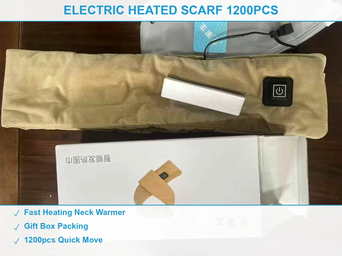 华生发热围巾1200条 现货清仓批发