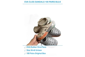 EVA厚底洞洞鞋100双 现货清仓批发
