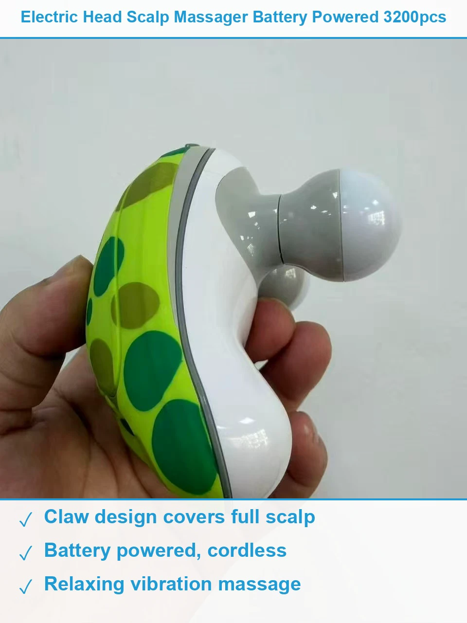 头部按摩器3200个 现货清仓批发