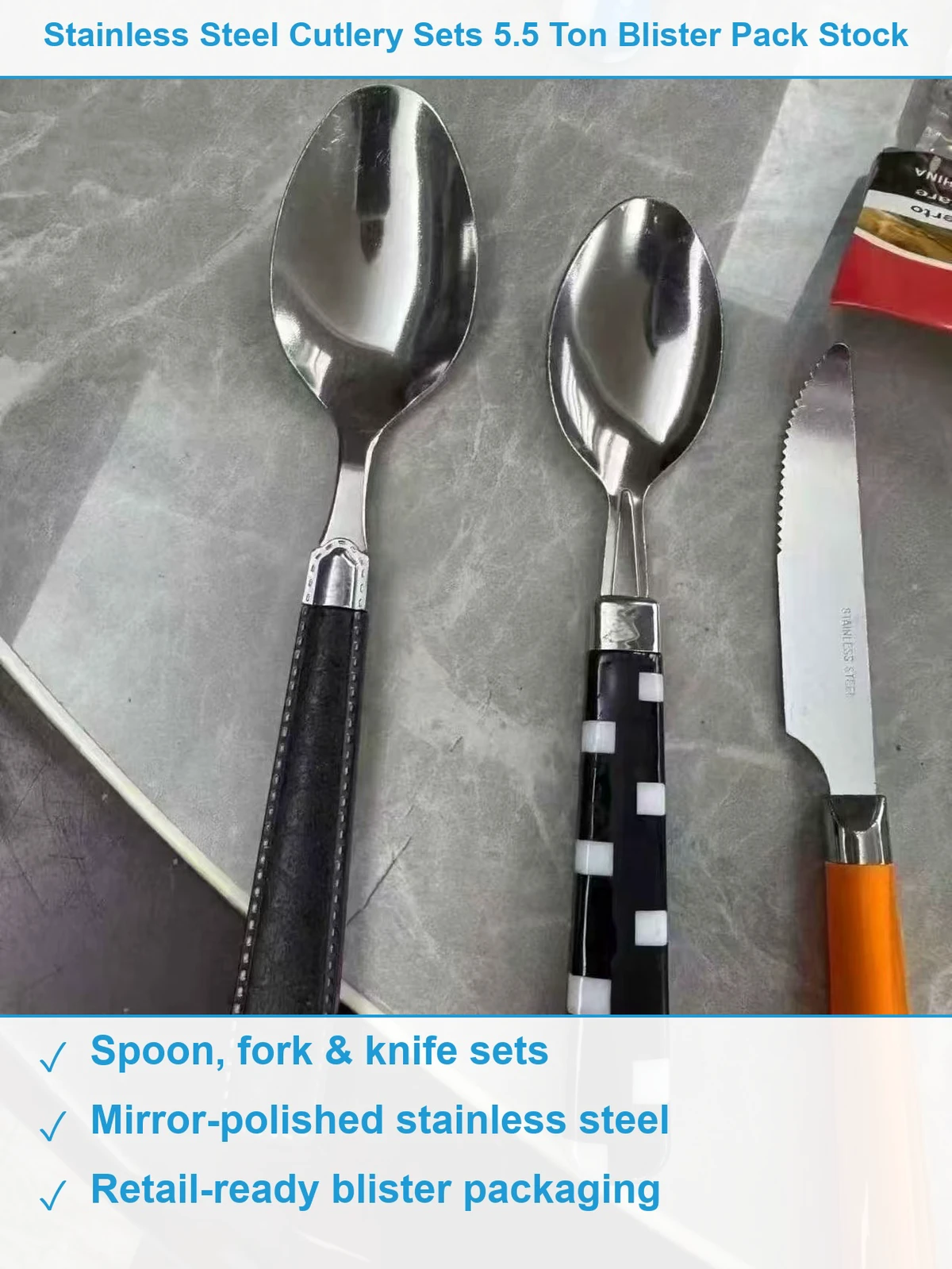 不锈钢餐具5.5吨 现货清仓批发