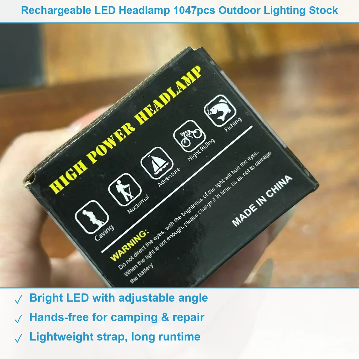 LED头灯1047个 现货清仓批发