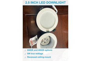 2.5寸筒灯5万个 现货清仓批发