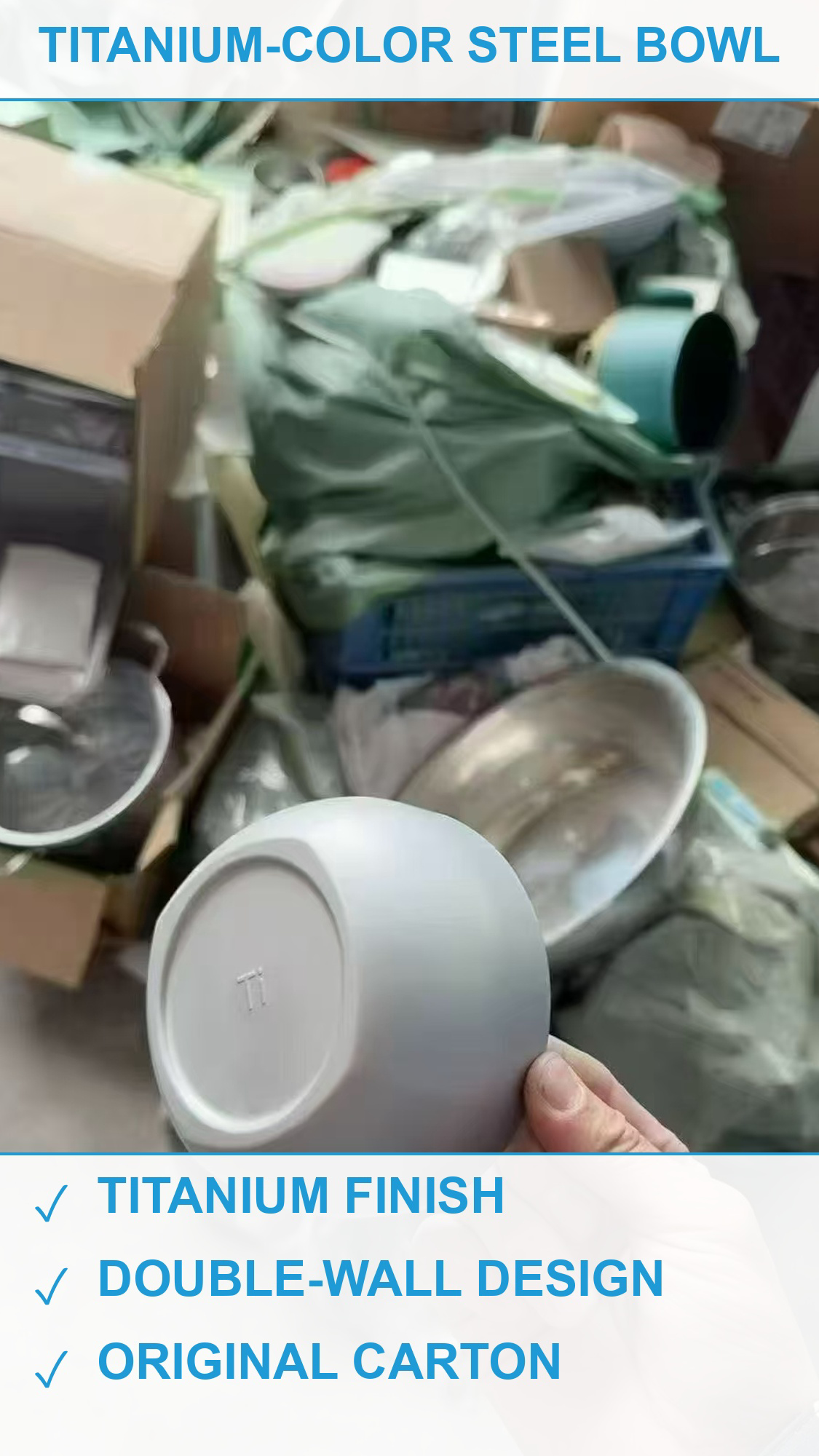 钛碗480个 现货清仓批发