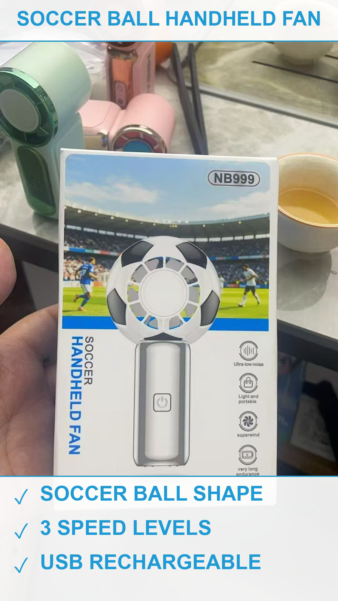 足球风扇4280个 现货清仓批发