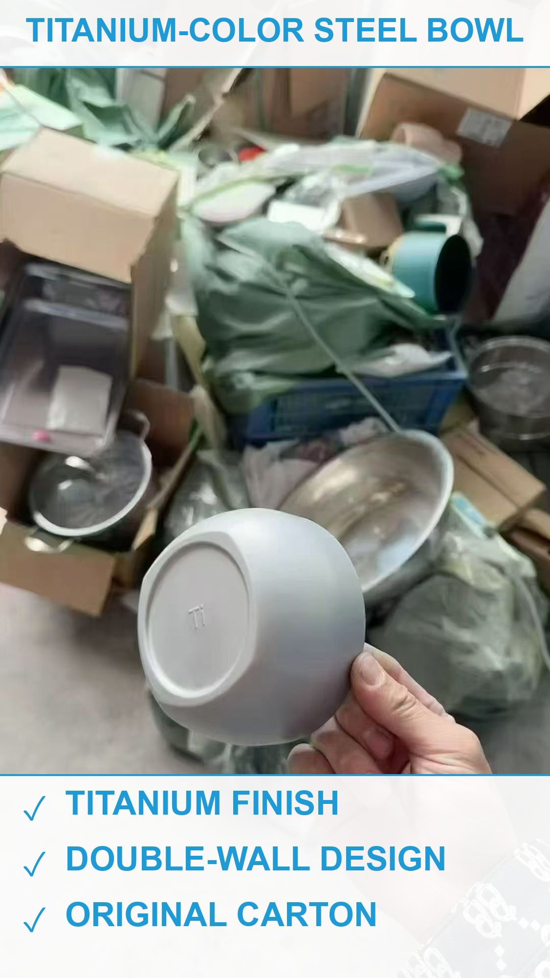 钛碗480个 现货清仓批发