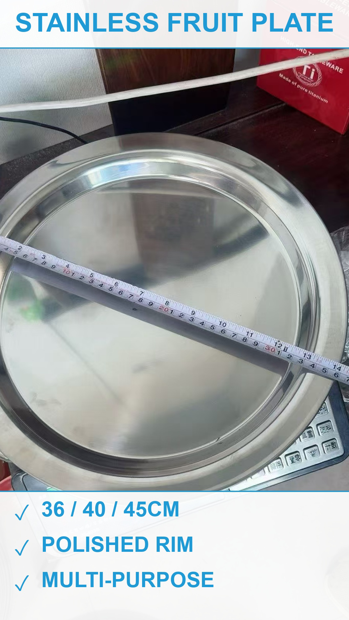 不锈钢水果盘1000个 现货清仓批发