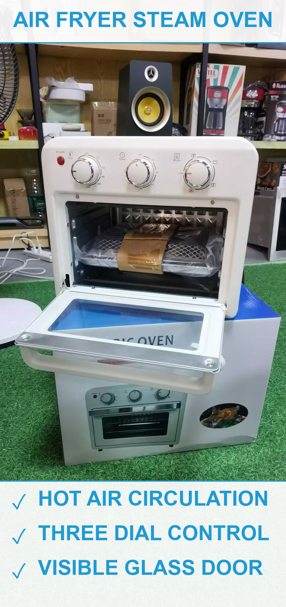 白色蒸汽烤箱400台 现货清仓批发